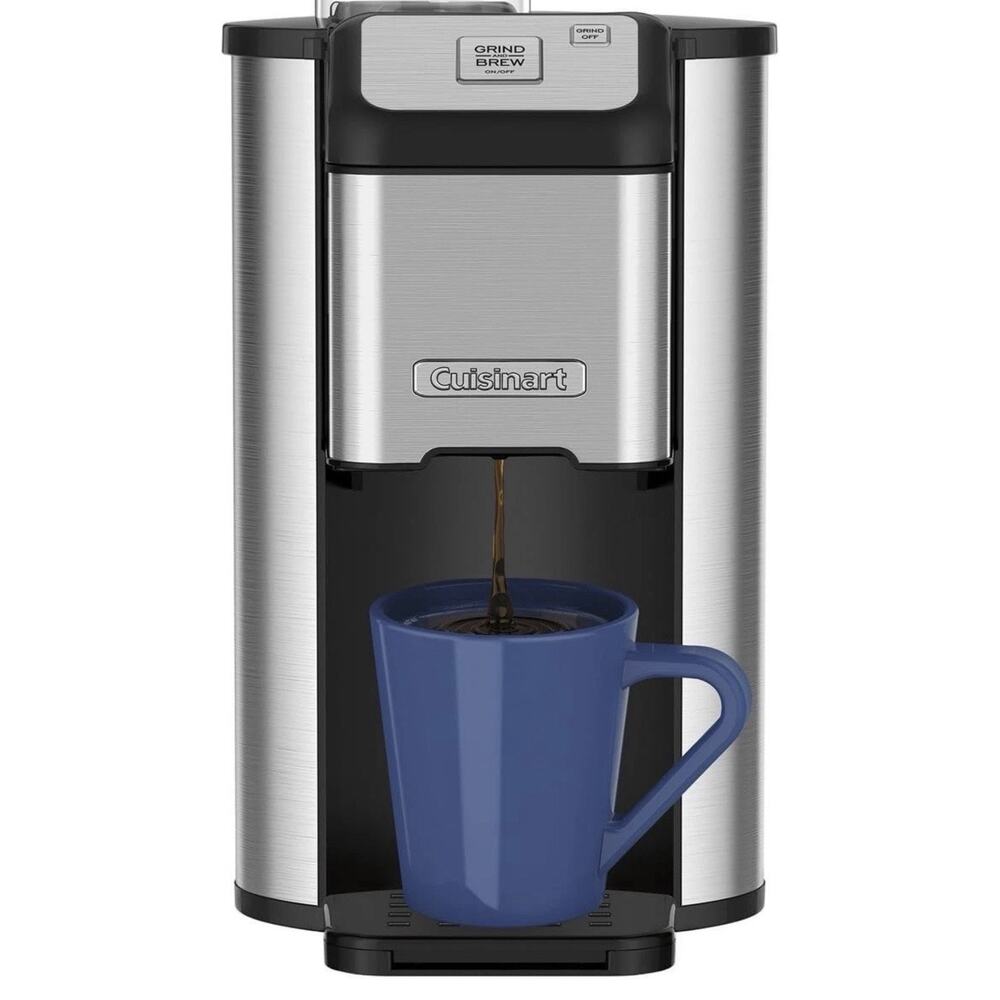 Cuisinart 16 oz. Single Cup Grind Brew Coffeemaker DGB-1 - Stainless Steel